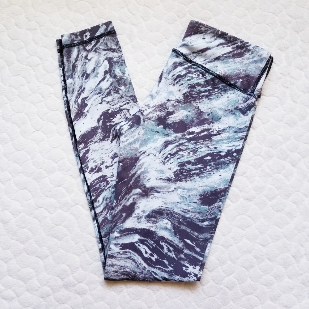 Vimmia leggings athletic marble gym spandex yoga pants small